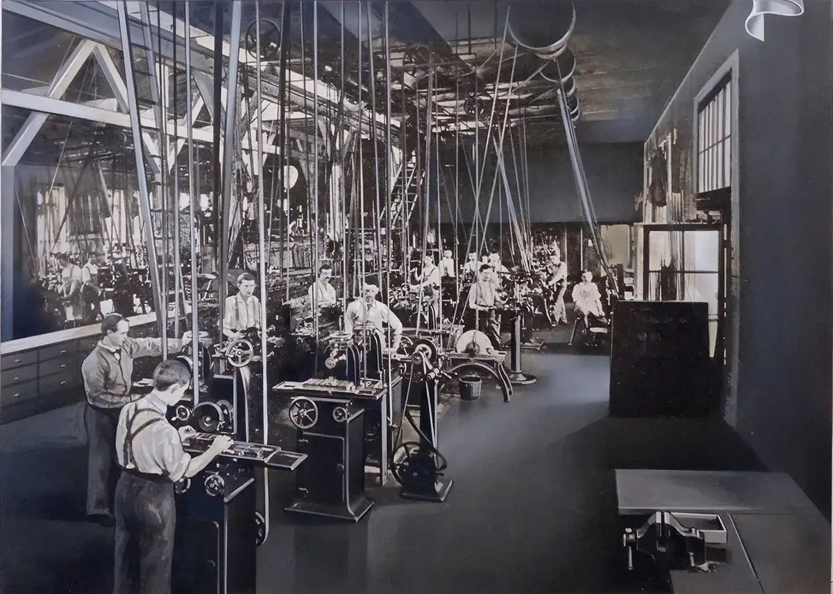 Interior of the Baltimore factory