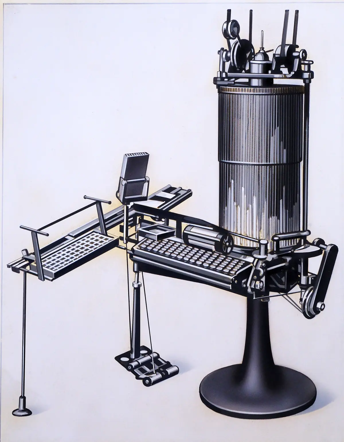 Thorne Typesetting Machine