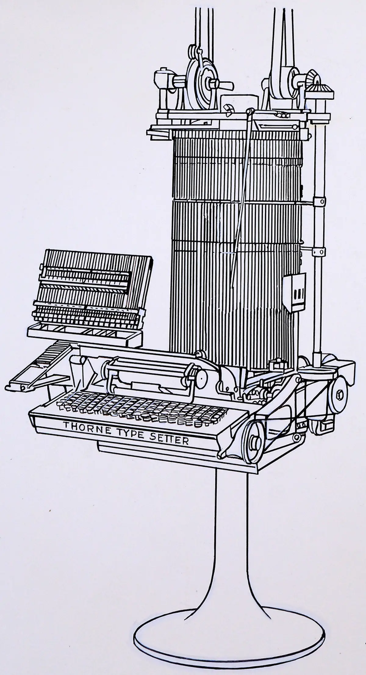 Thorne Typesetting Machine