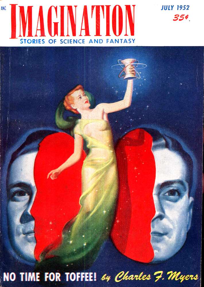 Front cover of Imagination magazine