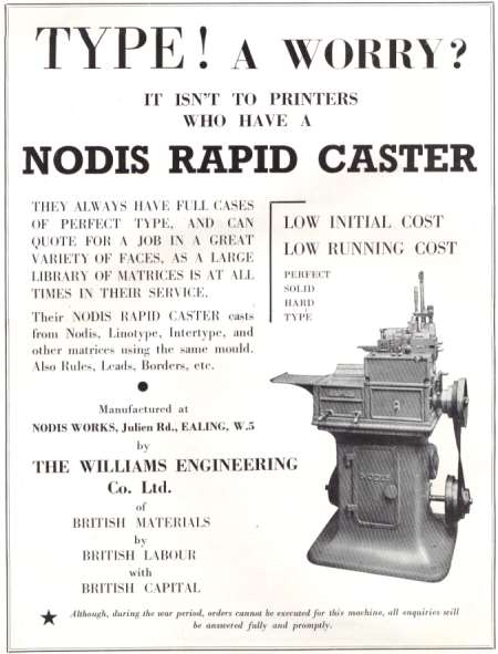 Nodis Rapid Caster advert