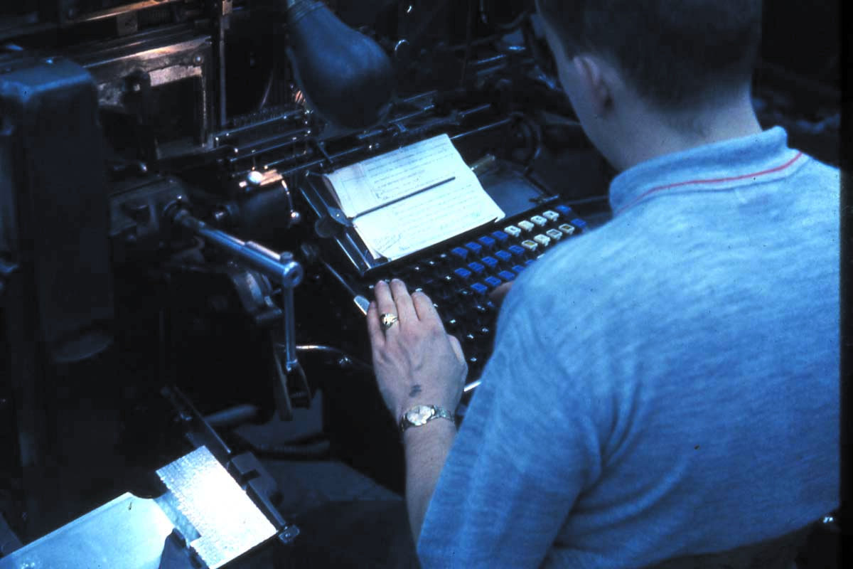 Close-up of copy and keyboard